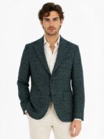 کت تک چهارخانه بدون آستر (Unlined Check Blazer) (1)