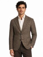 کت تک چهارخانه بدون آستر (Unlined Check Blazer) (3)
